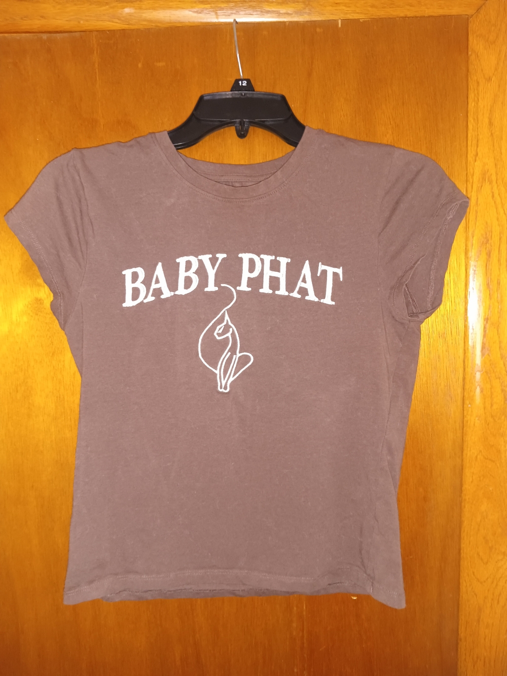 Baby Phat Girls' Brown Logo Tee